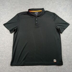 Duluth Trading Polo Shirt Mens Large 40 Grit Mesh Performance Top Tagless